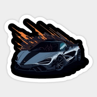 McLaren 720S GT3 Classic Car Sticker